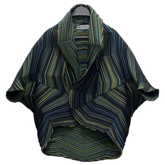 Issey Miyake Jackets & Blazers - Title: Rare Issey Miyake FW 2005 Sculptural Pleated Jacket – Multicolour